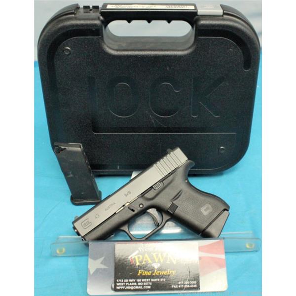 9mm Luger G43 GLOCK 43, 9MM, 3.39" BRL, 6 RND (PI4350201) G-2100882-1 3 inch " barrel