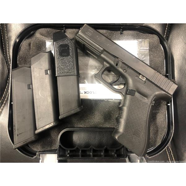 G17 GEN4 USED GLOCK 17 Gen 4 POLICE TRADE-IN w/ 3 RD MAGS & Night Sights