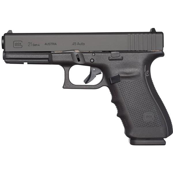 Glock UG2150203 G21 Gen 4 45 ACP 4.61" 13+1 Black Steel Slide 764503913648