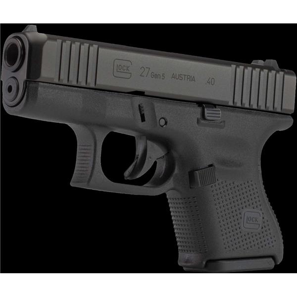 Glock PA275S201 G27 Gen5 40 S&W 3.43" 9+1 Black nDLC Steel 764503044076