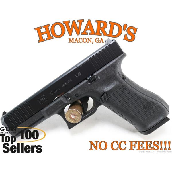 9mm Luger G17 M.O.S. Glock 17 Gen 5 MOS 4.5” 17+1 LNIB