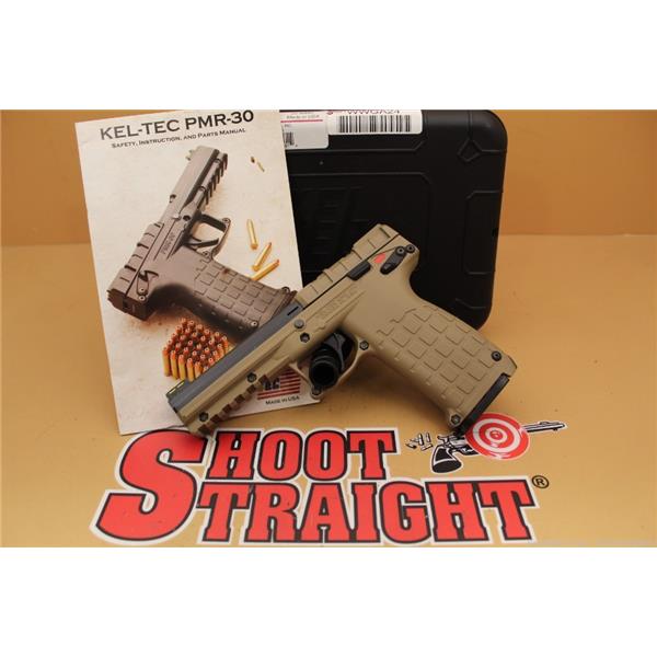 .22 WMR PMR-30 KelTec Kel Tec PMR 30 FDE w/Case .22MAG 4.3" NoCCFees 4 inch " barrel