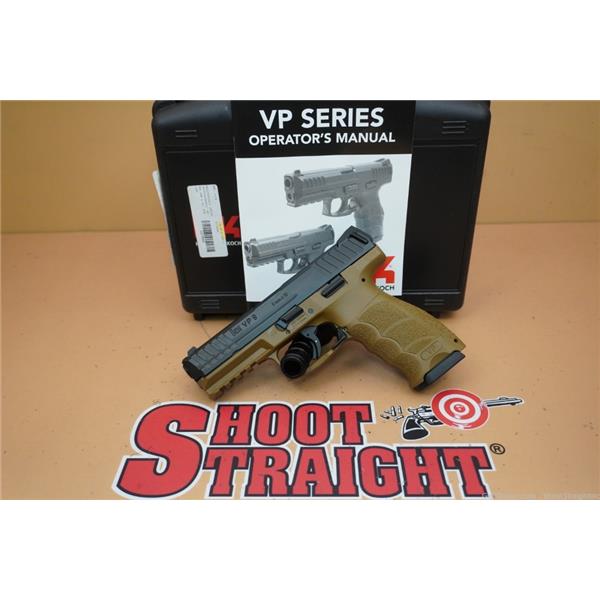 9mm Luger Heckler & Koch / H&K VP9 FDE 4" w/Case NoCCFees 4 inch " barrel