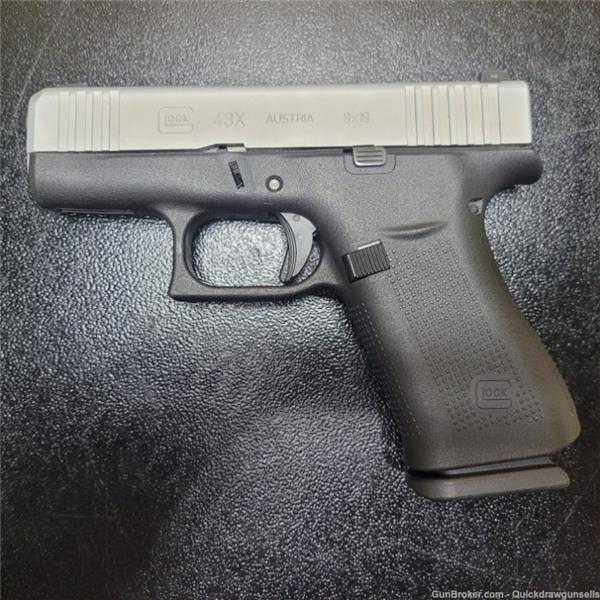 9mm Luger G43X Glock 43x Two Tone 43 _ ( VERY NICE LQQK )