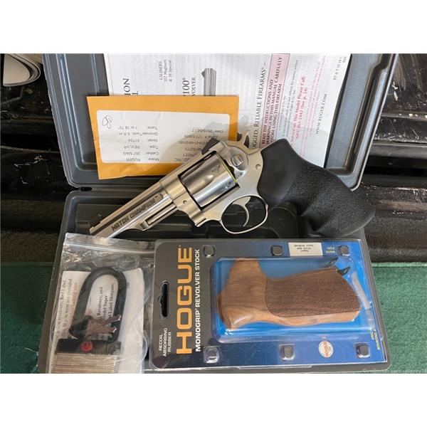 .357 Mag. Ruger / Sturm, & Co. GP100 Match Champion 4” Stainless LNIB 736676017556 4 inch " barrel 01754