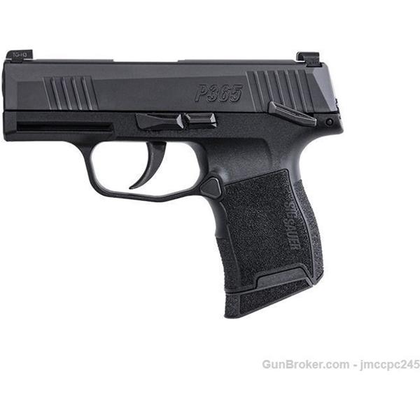 9mm Luger (9x19 Para) P365 Nitron Micro-Compact Factory New Sig Sauer p365 Pistol Night Sights W/ Safety 365-9-BXR3-MS