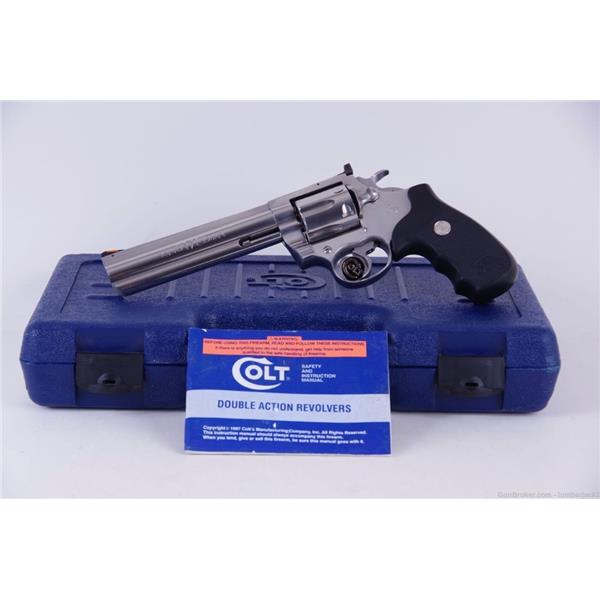 .357 Mag. 1997 Colt King Cobra 6'' Enhanced Drilled & Tapped w Orig Box 98%+ Scarce! 8-251 6 inch " barrel