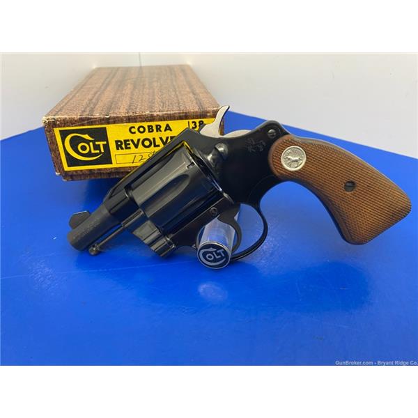 .38 Spl. 1962 Colt Cobra Special Blue 2" *INCREDIBLE FIRST ISSUE MODEL!* ET 2 inch " barrel