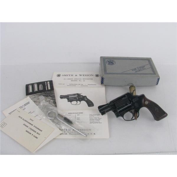 .38 Spl. Smith & Wesson / S&W Model 36 Revolver 38 Spl Diamond Flat Latch C&R Hooper C1 5-3