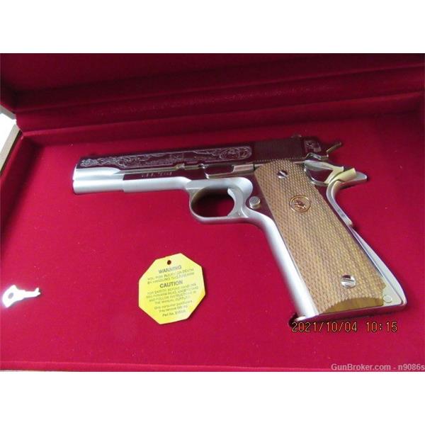 .45 ACP 1911 GOVERNMENT SERIES 70 COLT USS TEXAS BATTLESHIP COMMEMORATIVE EDITION NO RESERVE 5 inch " barrel