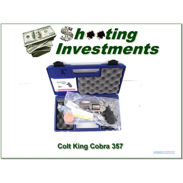 .357 Magnum Colt King Cobra 357 Mag 3in new, unfired in case!