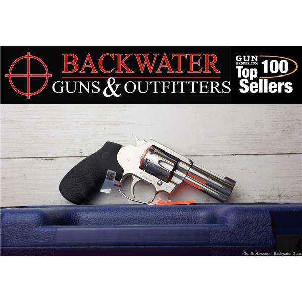 .357 Mag. Factory New Colt King Cobra 3" Polished Stainless Magnum No Reserve! 3 inch " barrel