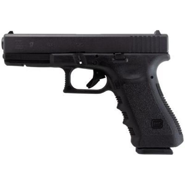Glock G17 Gen 3, 9MM, 4.49" Barrel, 17+1 Round, Matte Black Finish 764503001093
