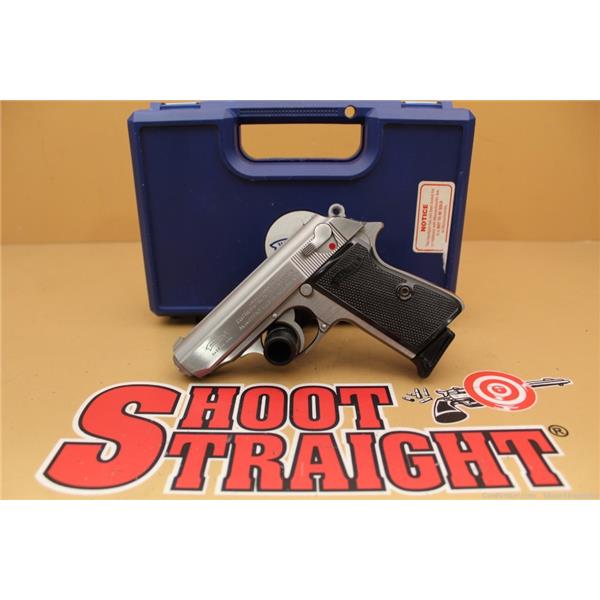 .380 ACP Walther Arms PPK/S Stainless w/Case .380ACP 3.3" NoCCFees 3 inch " barrel