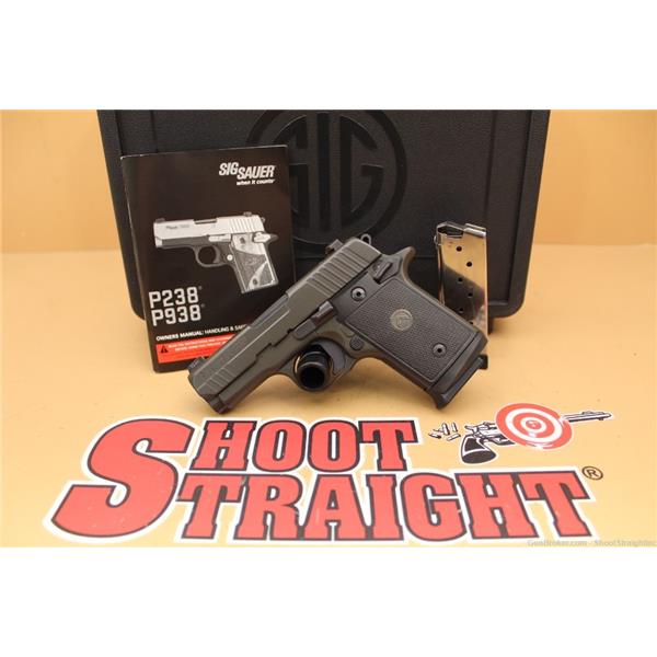 9mm Luger Sig Sauer P938 Legion w/Case 9MM 3" NoCCFees 3 inch " barrel