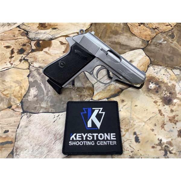 .380 ACP WALTHER ARMS / INTERARMS PPK/S STAINLESS 3.3? 7+1 380 FACTORY BOX 723364209956 4796004 3 inch " barrel