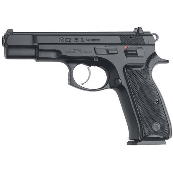 CZ-USA CZ 01102 CZ-75 75-B 9mm 4.7" 10+1 Black Synthetic Grip Finish 806703011028
