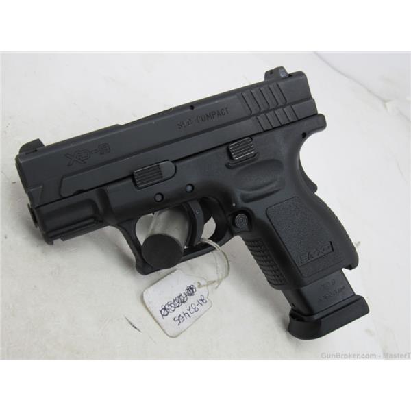 9mm Luger Springfield Armory XD-9 Sub-Compact Nice No Reserve