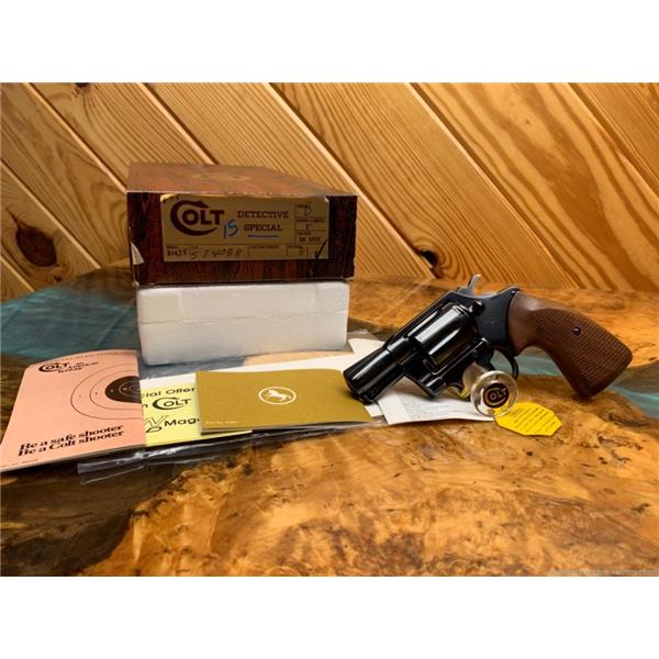 .38 Spl. MINT NIB 1978 Colt Detective Special .38spl Double Action Revolver 2" NR 2 inch " barrel