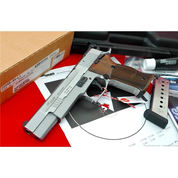 .45 ACP Ultra Rare Sig Sauer Mastershop P220 X6 Box & Target NIB Collector Consignment