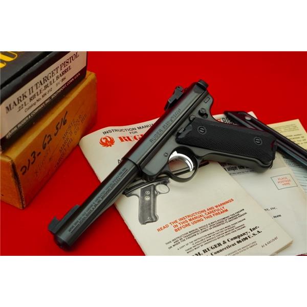 .22 LR Mark II Ruger / Sturm, & Co. Awesome MKII Target 5.5" Bull-Barrel .22LR w/ Original Box Consignment
