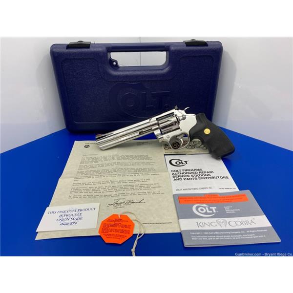 .357 Mag. 1987 Colt King Cobra Mag Bright Stainless *ULTRA DESIRABLE SNAKE* ET