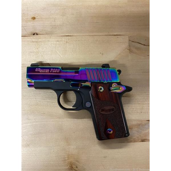.380 ACP Sig Sauer P238 Rainbow 380, night sights, new old stock in box