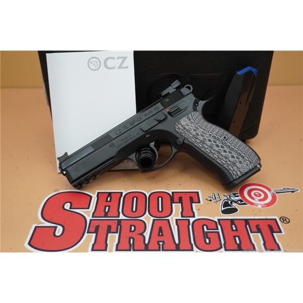 9mm Luger CZ-USA CZ 75 SP-01 4.5" w/Case NoCCFees 4 inch " barrel