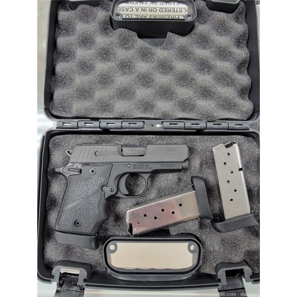 9mm Luger P938 SAS SIG SAUER 9MM ANTI SNAG Penny Start NR No CC Fee! 798681629145 3 inch " barrel 938-9-SAS2B