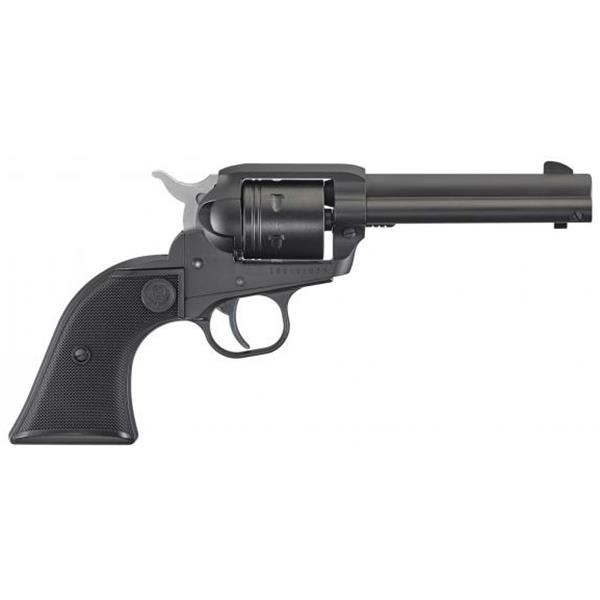 Ruger 2002 Wrangler 22 LR 4.62" 6 Round Black Checkered Grip 736676020027