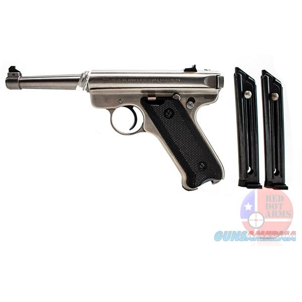 .22 Long Rifle RUGER & COMPANY INC Ruger Mark II .22LR 4.75" Stainless, Original Hard Case MK