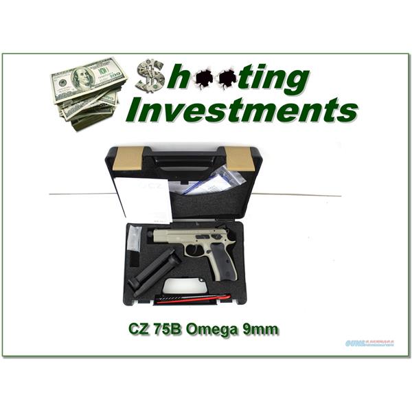 CZ 75 B Omega Urban Grey 9mm unfired in case 2 mags!