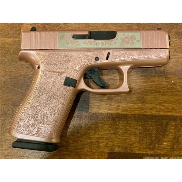 9mm Luger GLOCK G43X 9MM 10Rd Glock & Roses Rose Gold NIB! 688099401467 GLUX4350201GR