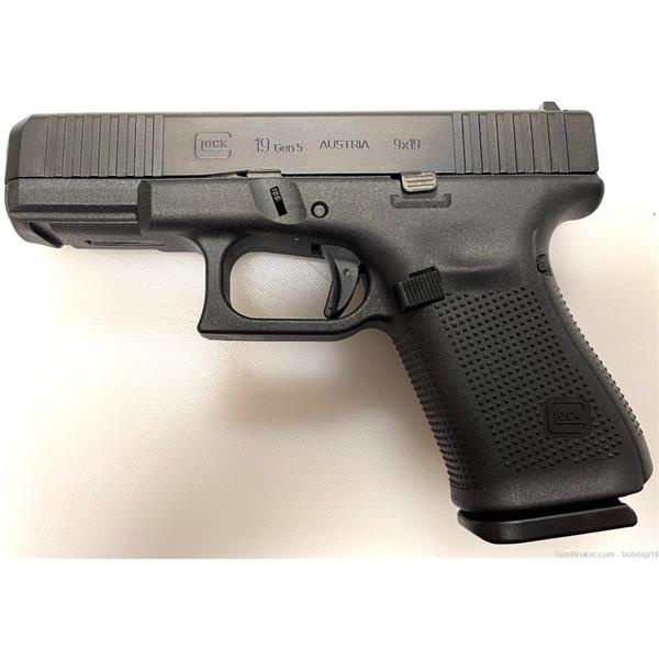 9mm Luger G19 GEN5 Glock 19 Gen 5 4.02" 15rd 3 magazines NO CC FEES 4 inch " barrel
