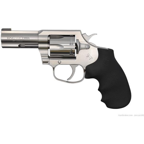 .357 Mag. Factory New Stainless Colt King Cobra Magnum Revolver KCOBRA-SB3BB 3"
