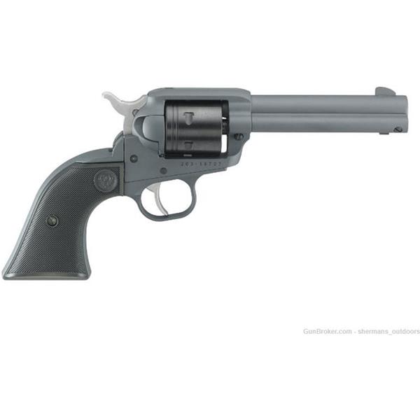.22 LR Ruger / Sturm, & Co. 2022 Wrangler 22 6rd 4.62" Black Cerakote Cylinder Stone Gray 4 inch " barrel