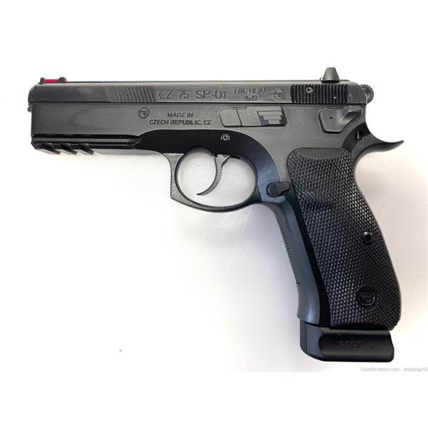 9mm Luger CZ-USA CZ 89153 75 SP-01 Tactical 4.6" 18+1 Decock NO CC FEES
