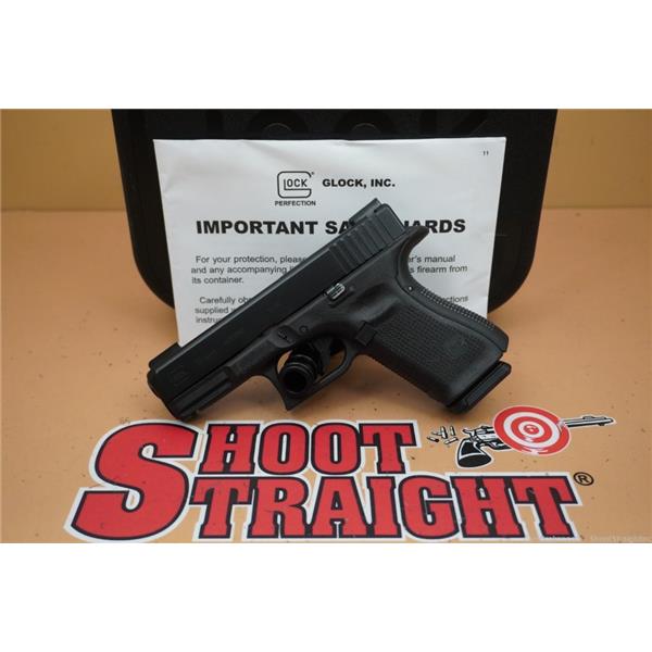 9mm Luger G19 GEN5 Glock 19 Gen 5 4" w/Case NoCCFees 4 inch " barrel