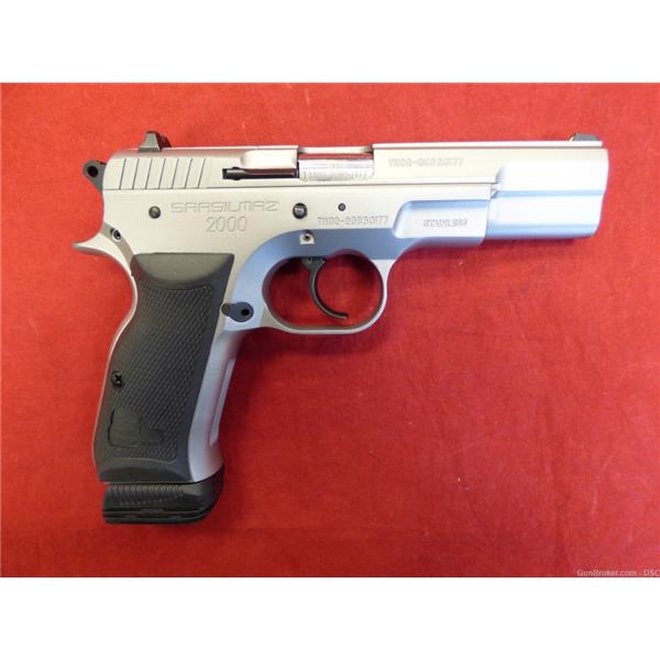 9mm Luger SAR Arms Sarsilmaz/SAR USA 2000 Stainless - LNIB 2000ST CZ75 CZ-75 Clone 5 inch " barrel