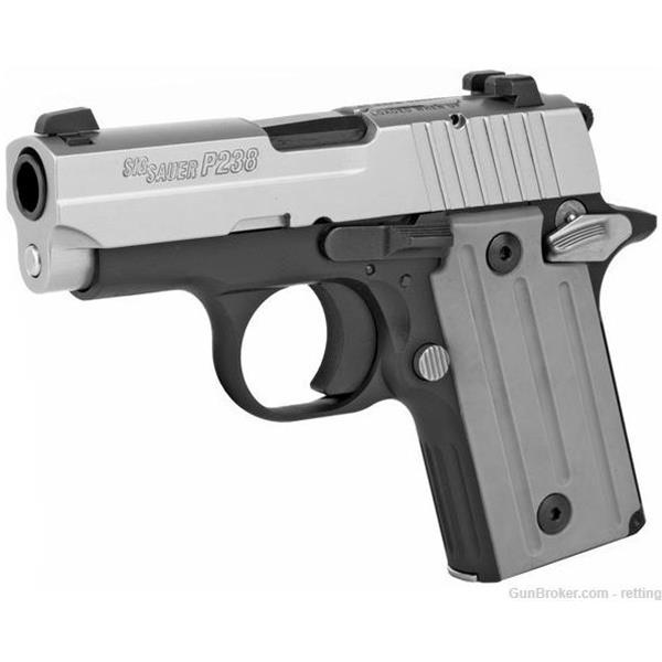 NIB Sig Sauer P238 .380 ACP 2.7" bbl 238-380-TSS2-CA CA Legal 3 inch " barrel