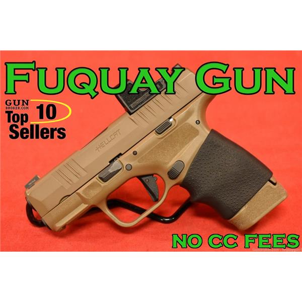 9mm Luger Springfield Armory Hellcat Microcompact Pistol 3" 13+1 + Sig RomeroZero T67555 NO BOX 7 inch " barrel