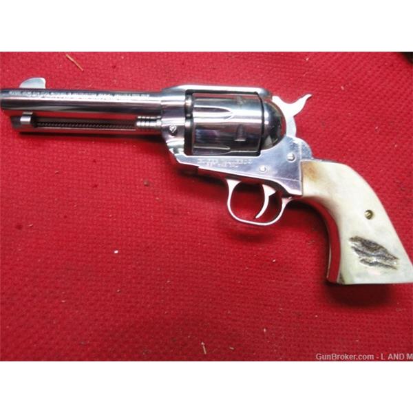 .357 Mag. Ruger / Sturm, & Co. Vaquero 357 Mag High Gloss Stainless 4 5/8 inch " barrel