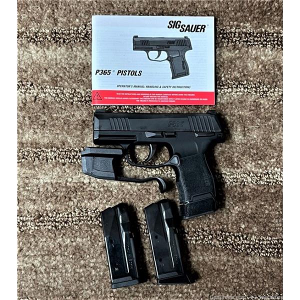 9mm Luger Sig Sauer P365 9MM 3" 10/13RD Pistol W/Sig FOXTROT365 Tactical White JLA79