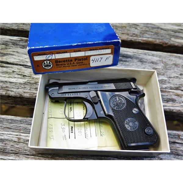 Beretta 950 BS Minx .22 Short Only! Near Mint! Box with Owner's Manual! 2 inch " barrel