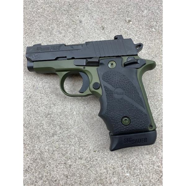 .380 ACP P238 Sig Sauer 238 380 acp 2-Tone Army Green 238-380-AFG 2 inch " barrel 238-380-AGF