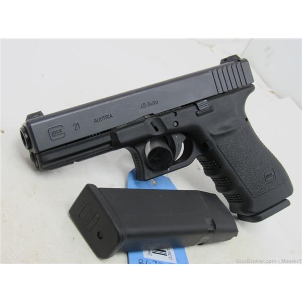 .45 ACP G21 Nice Glock 21 Gen 3 w/2 Mags Night Sights No Reserve 45 auto