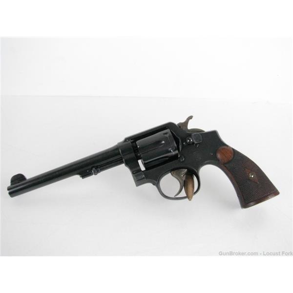 .38 Spl. 10 Smith & Wesson / S&W Pre War M&P 4th Change Revolver 38 Spl 6" NICE C&R Thomas Laney 31 6-12