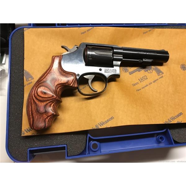 .38 Special +P Smith & Wesson / S&W Model 10 Blue New 38+P 4" Barrel n Hogue grips tight action 4 inch " barrel
