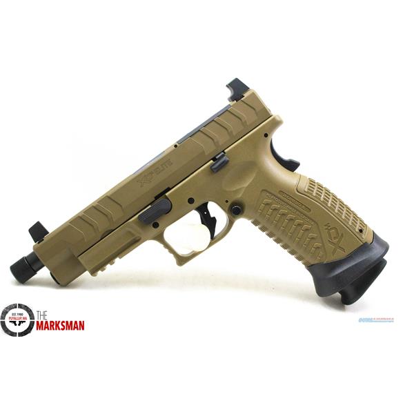 9mm Luger SPRINGFIELD ARMORY Springfield XDM Elite OSP, 9mm, Threaded Barrel NEW Flat Dark Earth XDMET9459FHCO XDMET9459FHCOSP