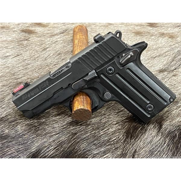 .380 ACP SIG SAUER P238 NITRON 380 MICRO COMPACT PISTOL W/ LASER & CASE 27A068150